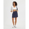 image:imagebaleaf Womens 18 Tennis Skorts Skirts Knee Length with Liner Shorts High Waisted Golf Pickleball Athletic with PocketsNavy Blue