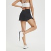 image:imagebaleaf Womens Tennis Athletic Skirt Golf Skorts for Women High Waisted with Shorts Pockets RunningBlack