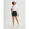image:imagebaleaf Womens Tennis Athletic Skirt Golf Skorts for Women High Waisted with Shorts Pockets RunningBlack