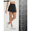 image:imagebaleaf Womens Tennis Athletic Skirt Golf Skorts for Women High Waisted with Shorts Pockets RunningBlack