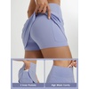 image:imagebaleaf Womens Tennis Athletic Skirt Golf Skorts for Women High Waisted with Shorts Pockets RunningLight Blue