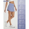 image:imagebaleaf Womens Tennis Athletic Skirt Golf Skorts for Women High Waisted with Shorts Pockets RunningLight Blue