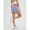 image:imagebaleaf Womens Tennis Athletic Skirt Golf Skorts for Women High Waisted with Shorts Pockets RunningLight Blue