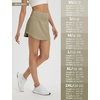 image:imagebaleaf Womens Tennis Athletic Skirt Golf Skorts for Women High Waisted with Shorts Pockets RunningLight Green