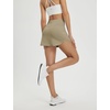 image:imagebaleaf Womens Tennis Athletic Skirt Golf Skorts for Women High Waisted with Shorts Pockets RunningLight Green