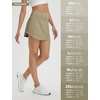 image:imagebaleaf Womens Tennis Athletic Skirt Golf Skorts for Women High Waisted with Shorts Pockets RunningLight Green