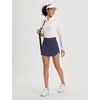image:imagebaleaf Womens Tennis Athletic Skirt Golf Skorts for Women High Waisted with Shorts Pockets RunningNavy Blue