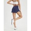 image:imagebaleaf Womens Tennis Athletic Skirt Golf Skorts for Women High Waisted with Shorts Pockets RunningNavy Blue