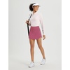 image:imagebaleaf Womens Tennis Athletic Skirt Golf Skorts for Women High Waisted with Shorts Pockets RunningRose Red