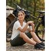 image:imagebaleaf Womens 17 Capri Pants Lighweight Cargo Capris Quick Dry Zipper Pockets Hiking Biking Casual Outdoor17inarmy Green