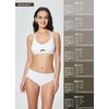 image:imagebaleaf Womens Bikini Top Only Tie Halter Push Up Swim Bra V Neck Bathing Suit Swimsuit Top PaddedWhite