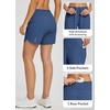 image:imagebaleaf Womens Mountain Bike Shorts Padded Biking Short Cycling Riding Bicycle Dark Blue S