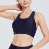 image:imagebaleaf Womens UPF 50 Swim Bra Modest Bikini Top Quick Dry Workout Sport Bra Under Rash GuardNavy