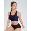 image:imagebaleaf Womens UPF 50 Swim Bra Modest Bikini Top Quick Dry Workout Sport Bra Under Rash GuardNavy