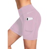 image:imagebaleaf 4D Padded Bike Shorts Women Cycling Underwear Gel Padding PocketsLight Purple