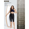 image:imagebaleaf Womens 14 High Waisted Swim Capris Long Swim Shorts Knee Length UPF50 Swimsuit with Liner and PocketsBlack