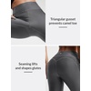 image:imagebaleaf Womens 18 High Waisted Swim Pants Long Swim Capris UPF50 Swimsuit with Liner and PocketsDark Gray