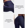 image:imagebaleaf Womens 18 High Waisted Swim Pants Long Swim Capris UPF50 Swimsuit with Liner and PocketsNavy Blue