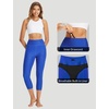 image:imagebaleaf Womens 20 High Waisted Swim Pants 2025 Long Swim Capris UPF50 Swimsuit with Liner and PocketsRoyal Blue