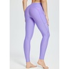image:imagebaleaf Womens 28 High Waisted Swim Pants Swimming Leggings Sun Protection Modest Swimsuits UPF50 with PocketsPurple