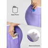 image:imagebaleaf Womens 28 High Waisted Swim Pants Swimming Leggings Sun Protection Modest Swimsuits UPF50 with PocketsPurple