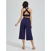 image:imagebaleaf Womens Capri Beach Pants Wide Leg Quick Dry Lightweight Capris UPF50 Casual Sweatpants Swim Pants