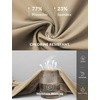 image:imagebaleaf Womens Long Shorts Quick Dry 15 Swim Pants with Liner UPF50 Swim Capris with PocketsBrown