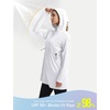 image:imagebaleaf Womens Sun Protection Long Jacket UPF 50 Hoodie Lightweight UV Rash Guard Cooling Cover Up SPF Swim Beach AthleticWhite