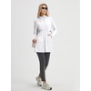 image:imagebaleaf Womens Sun Protection Long Jacket UPF 50 Hoodie Lightweight UV Rash Guard Cooling Cover Up SPF Swim Beach AthleticWhite