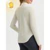 image:imagebaleaf Womens Sun Shirts Hiking Shirt Lightweight Long Sleeves UPF50 Half Zip SPF Rash Guard UV Protection ClothingRaw Linen