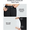 image:imagebaleaf Womens Swim Capris Pants 18 Quick Dry Modest Swimsuits UPF 50 Bathing Suit Bottoms Beach Pants with PocketsBlack