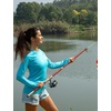 image:imagebaleaf Womens UPF 50 Sun Shirts Long Sleeve UV Protection Quick Dry Breathable Lightweight Rash Guard Hiking WorkoutA01blue