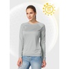 image:imagebaleaf Womens UPF 50 Sun Shirts Long Sleeve UV Protection Quick Dry Breathable Lightweight Rash Guard Hiking WorkoutA01grey