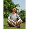 image:imagebaleaf Womens UPF 50 Sun Shirts Long Sleeve UV Protection Quick Dry Breathable Lightweight Rash Guard Hiking WorkoutA01grey