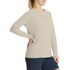 image:imagebaleaf Womens UPF 50 Sun Shirts Long Sleeve UV Protection Quick Dry Breathable Lightweight Rash Guard Hiking WorkoutA01oatmeal