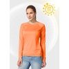 image:imagebaleaf Womens UPF 50 Sun Shirts Long Sleeve UV Protection Quick Dry Breathable Lightweight Rash Guard Hiking WorkoutA01orange