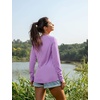 image:imagebaleaf Womens UPF 50 Sun Shirts Long Sleeve UV Protection Quick Dry Breathable Lightweight Rash Guard Hiking WorkoutA01purple