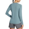 image:imagebaleaf Womens UPF 50 Sun Shirts Long Sleeve UV Protection Quick Dry Breathable Lightweight Rash Guard Hiking Workout02heather Light Blue