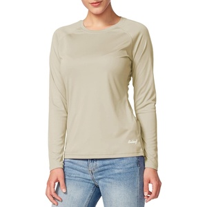 image:imagebaleaf Womens UPF 50 Sun Shirts Long Sleeve UV Protection Quick Dry Breathable Lightweight Rash Guard Hiking WorkoutA01oatmeal