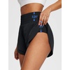 image:imagebaleaf Womens 3 Workout Shorts High Waisted Athletic Running Shorts with Liner Sports Lightweight Quick DryAblack