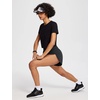 image:imagebaleaf Womens 3 Workout Shorts High Waisted Athletic Running Shorts with Liner Sports Lightweight Quick DryAblack