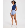 image:imagebaleaf Womens 3 Workout Shorts High Waisted Athletic Running Shorts with Liner Sports Lightweight Quick DryAblue