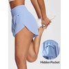 image:imagebaleaf Womens 3 Workout Shorts High Waisted Athletic Running Shorts with Liner Sports Lightweight Quick DryAblue