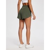 image:imagebaleaf Womens 3 Workout Shorts High Waisted Athletic Running Shorts with Liner Sports Lightweight Quick DryAgreen