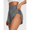 image:imagebaleaf Womens 3 Workout Shorts High Waisted Athletic Running Shorts with Liner Sports Lightweight Quick DryAgrey