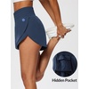 image:imagebaleaf Womens 3 Workout Shorts High Waisted Athletic Running Shorts with Liner Sports Lightweight Quick DryAnavy