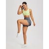 image:imagebaleaf Womens 3 Workout Shorts High Waisted Athletic Running Shorts with Liner Sports Lightweight Quick DryBdark Grey