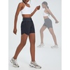 image:imagebaleaf Womens 5 Workout Shorts Athletic Running Shorts High Waisted with Zipper Pocket Gym Quick Dry Hiking SportsBlack