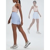 image:imagebaleaf Womens 5 Workout Shorts Athletic Running Shorts High Waisted with Zipper Pocket Gym Quick Dry Hiking SportsLight Blue