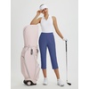 image:imagebaleaf 20 Women Capris with Pockets Stretch Golf Work Dress Cropped Pants Straight Leg High Waisted Pull On SummerBlue